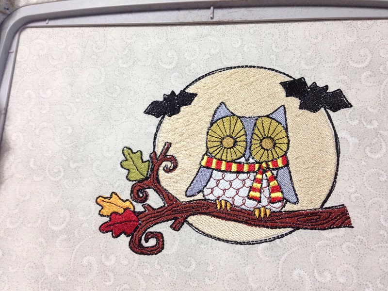 A wee Gryffindor owl, ready for autumn!